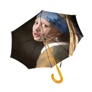 Paraplu: Meisje met de parel - Girl with the Pearl Earring, Vermeer, Mauritshuis