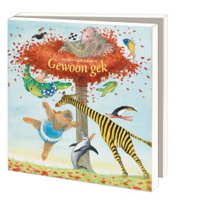 Kaartenmapje met env, vierkant: Gewoon gek, Ingrid & Dieter Schubert