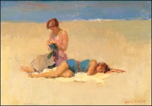 Figuren op het strand, Isaac Israëls, Groninger Museum