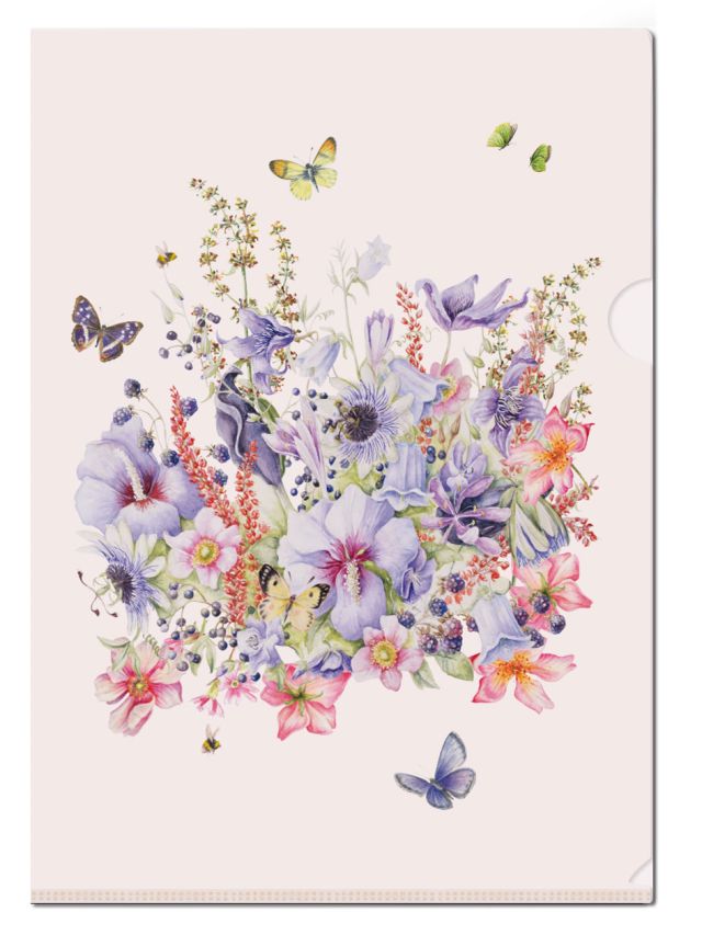 L-mapje A4 formaat: Hibiscus, Janneke Brinkman-Salentijn