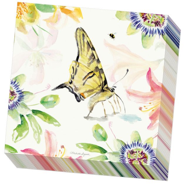 Servetten: Passion for Butterflies, Michelle Dujardin