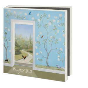 Kaartenmapje met env, vierkant: Beautiful Birds, Rebecca Campbell