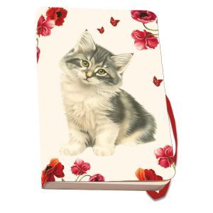 Notitieboek A6, zachte kaft: Franciens Kittens & Poppies, Francien van Westering