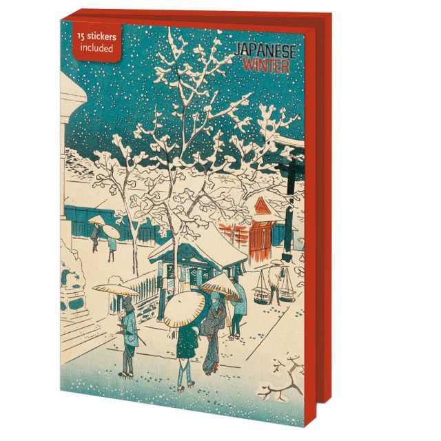 Kaartenmapje met env, groot: Japanese Winter
