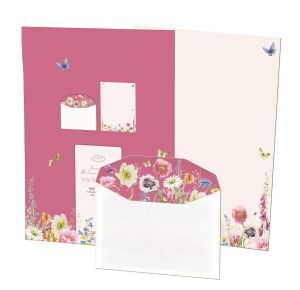 Briefpapier met enveloppen: Wild Flower Field, Janneke Brinkman-Salentijn
