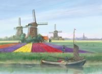 Puzzel (1.000 stukjes): Tulipfields, Sietse Wiersma