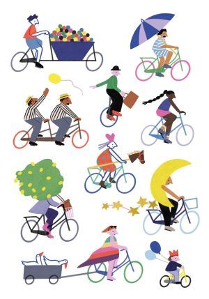 Fietsen, Liset Celie
