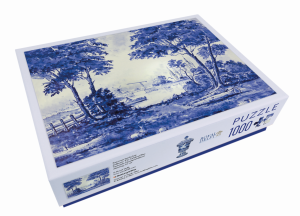 Puzzel (1.000 stukjes): Satervaas Landschap, Royal Delft