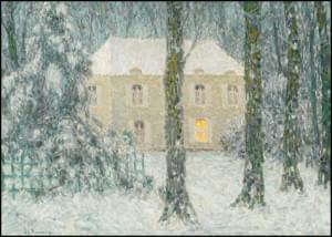 Winteravond, Henri Le Sidaner