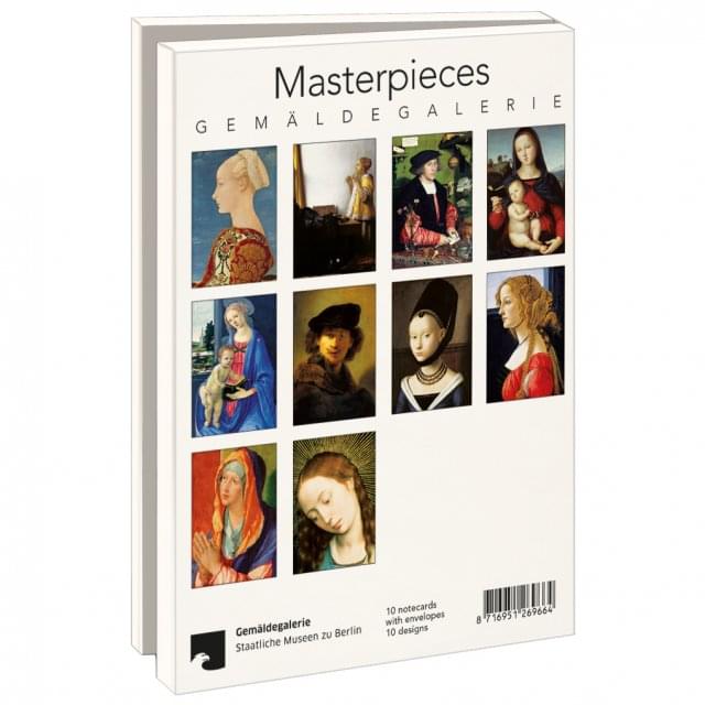 Kaartenmapje met env, groot: Masterpieces, Gemälde Galerie, SMB