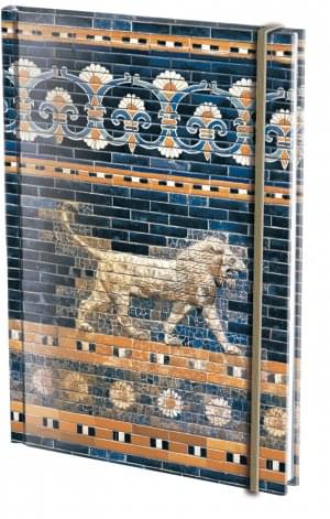 Notitieboek A6, harde kaft: Detail from Throne Room facades from Babylon, SMB