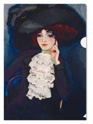 L-mapje A4 formaat: La dame au jabot, Kees van Dongen, Singer