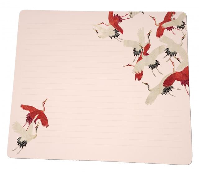 Deskplanner: Woman haori with Red and White Cranes, Collection Rijksmuseum Amsterdam