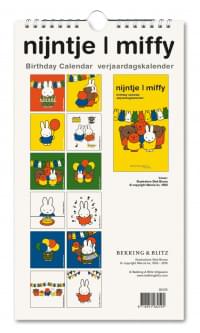 Verjaardagskalender: Nijntje-Miffy, Dick Bruna