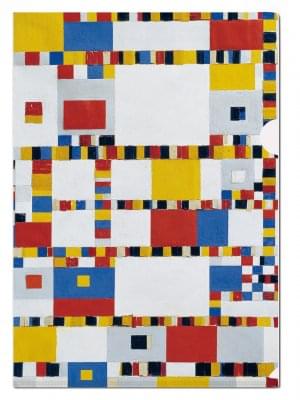 L-mapje A4 formaat: Victory Boogie Woogie, Piet Mondriaan, Kunstmuseum Den Haag