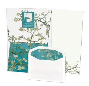 Briefpapier met enveloppen: Almond blossom, Vincent van Gogh, Van Gogh Museum