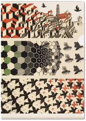L-mapje A4 formaat: Metamorphose, M.C. Escher