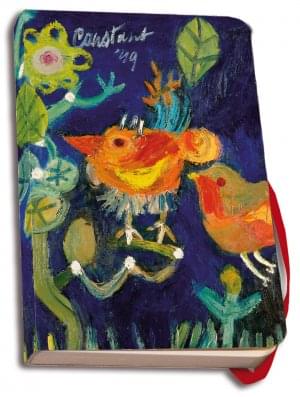 Notitieboek A6, zachte kaft: Twee vogels, Constant, Cobra Museum