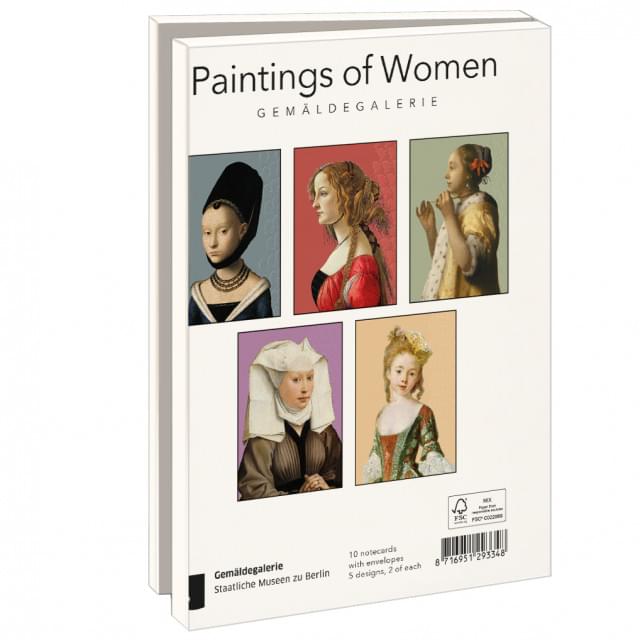 Kaartenmapje met env, groot: Paintings of Women, SMB