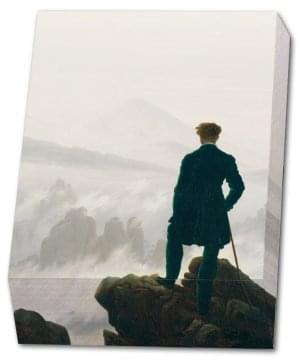 Memo blocnote: Wanderer über dem Nebelmeer, Caspar David Friedrich, Hamburger Kunsthalle