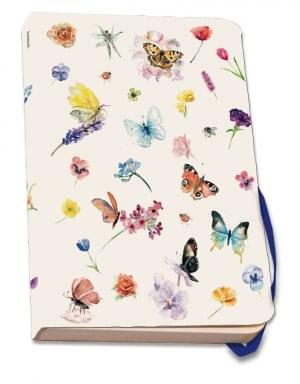 Notitieboek A5, zachte kaft: Vlinders & bloemen, Michelle Dujardin
