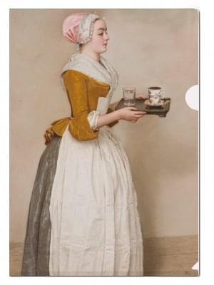 L-mapje A4 formaat: Das Schokoladenmädchen, Jean-Etienne Liotard, SKD