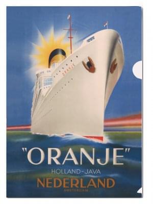 L-mapje A4 formaat: Het passagiersschip 'Oranje', Het Scheepvaartmuseum