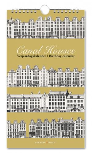Verjaardagskalender: Canal Houses, Caspar Philips Jacobszoon, Collection Rijksmuseum Amsterdam