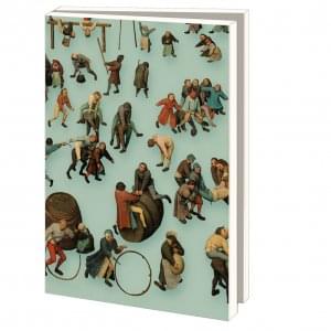 Kaartenmapje met env, groot: Kinderspiele, Pieter Bruegel, KHM Wenen