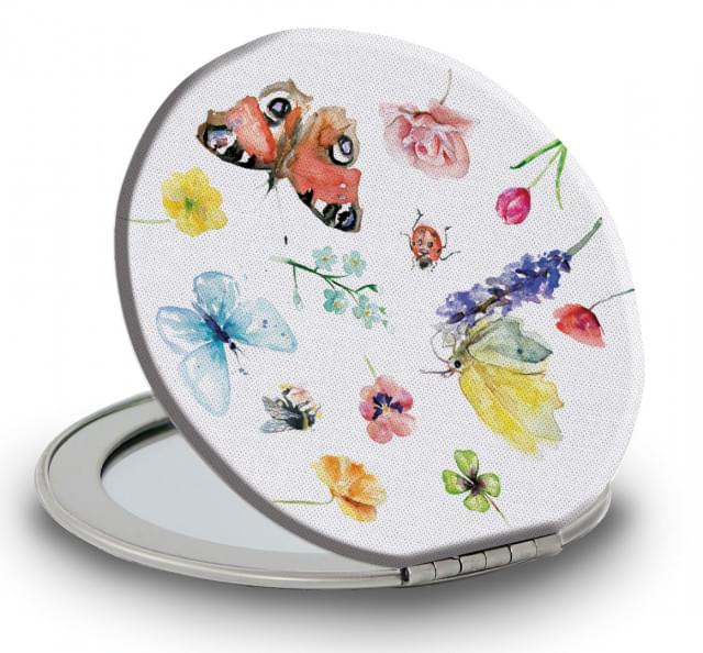 Reisspiegel: Vlinders & bloemen, Michelle Dujardin