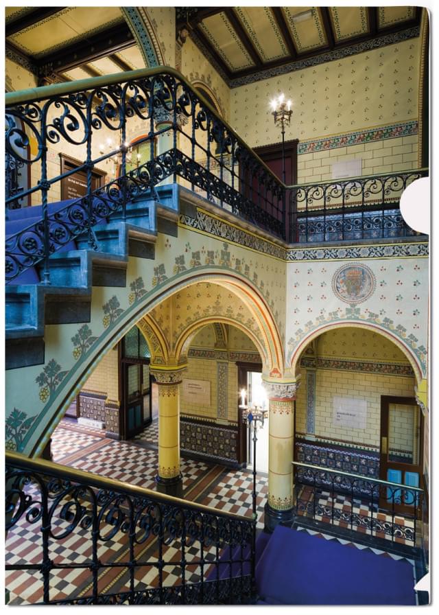 L-mapje A4 formaat: Trappenhuis Cuypers, Drents Museum, Assen