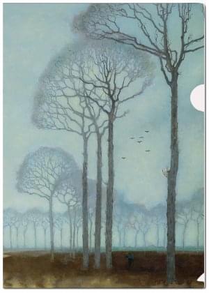 L-mapje A4 formaat: Bomenrij, Jan Mankes, Museum More