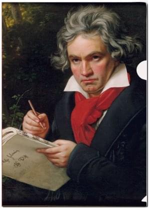 L-mapje A4 formaat: Ludwig van Beethoven, Joseph Karl Stieler, Beethoven-Haus Bonn