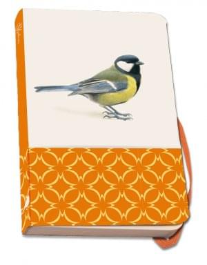 Notitieboek A6, zachte kaft: Koolmees, Elwin van der Kolk, Vogelbescherming - Natuurpunt