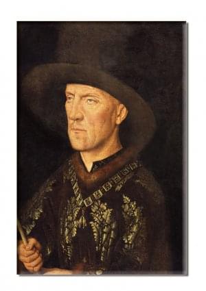Koelkastmagneet: Portrait of Baudouin de Lannoy, Jan van Eyck, MSK Gent
