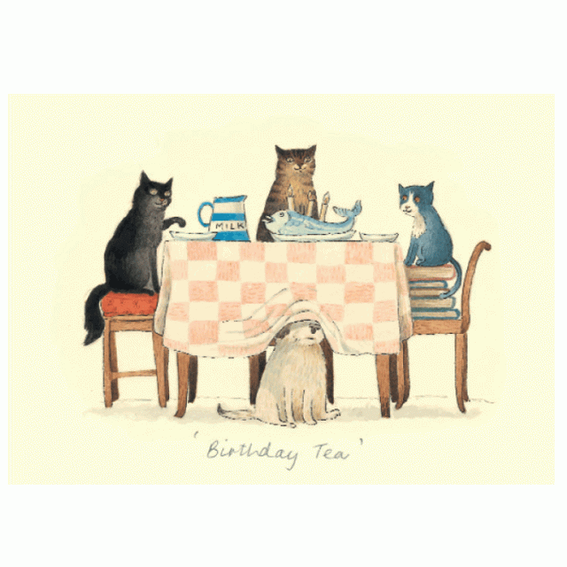 Birthday Tea Card by Alison Friend