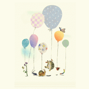 Balloons Card by Anna Shuttlewood