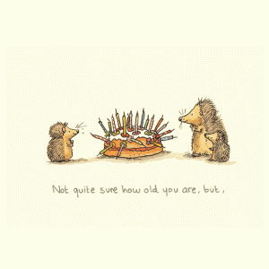 Not Sure How Old You Are, But… Card by Anita Jeram