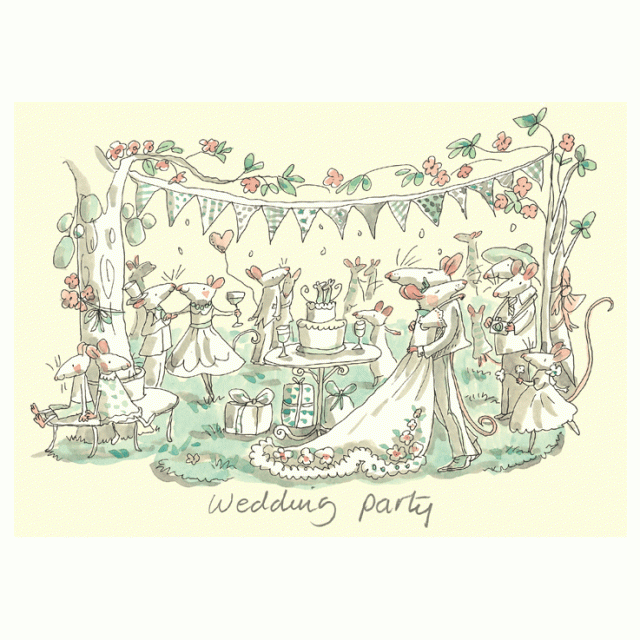 Wedding Party card  by Anita Jeram