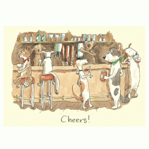 Cheers card  by Anita Jeram