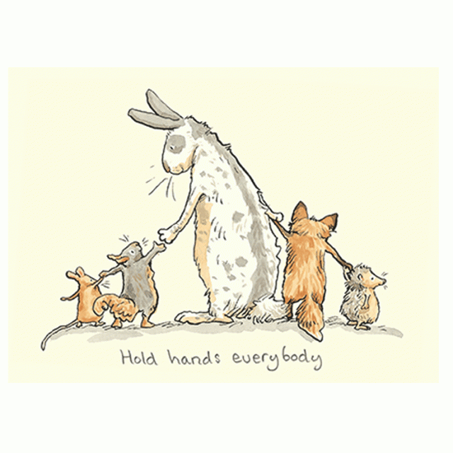 Hold Hands Everybody card  by Anita Jeram