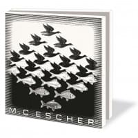 Kaartenmapje met env, vierkant: Sky and Water, M.C. Escher