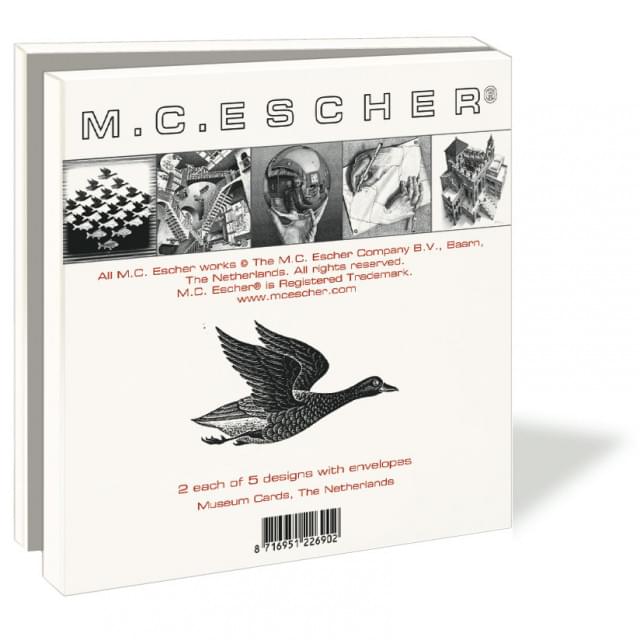 Kaartenmapje met env, vierkant: Sky and Water, M.C. Escher
