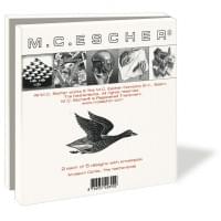 Kaartenmapje met env, vierkant: Sky and Water, M.C. Escher