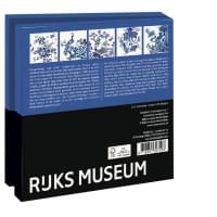 Kaartenmapje met env, vierkant: Delft Blue, Collection Rijksmuseum Amsterdam
