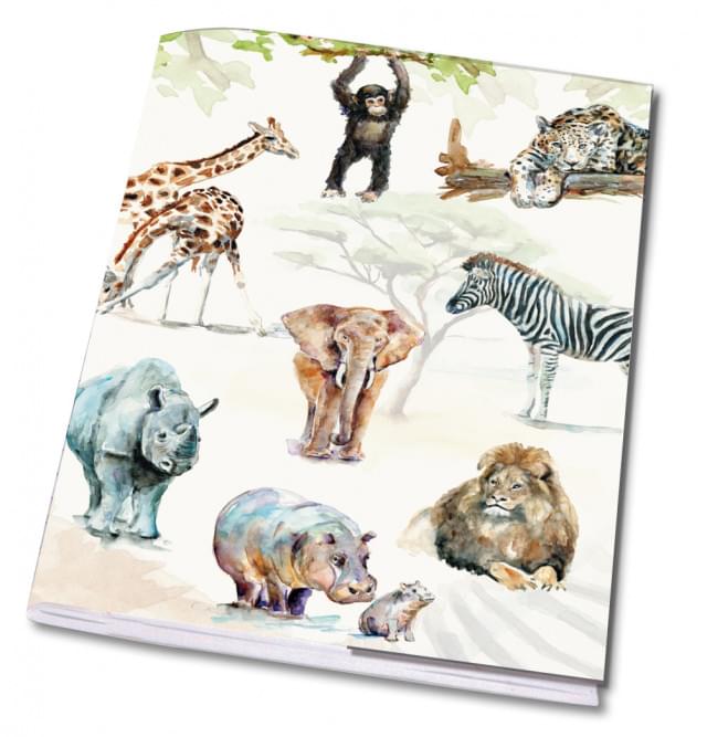 Schrift A5: Afrikaanse dieren, Michelle Dujardin