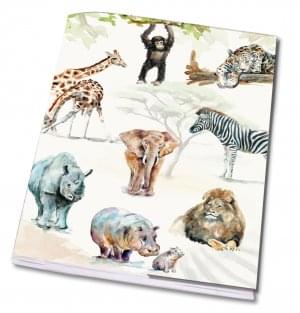 Schrift A5: Afrikaanse dieren, Michelle Dujardin