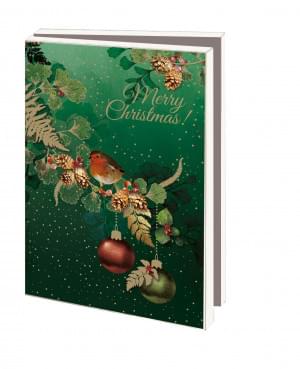 Kaartenmapje met env, klein: Merry Christmas, Lara Skinner