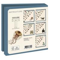 Kaartenmapje met env, vierkant: Art Forms in Nature, Ernst Haeckel, Teylers Museum