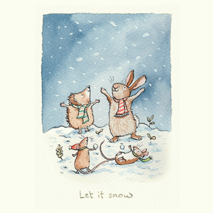 Let It Snow Card by Anita Jeram